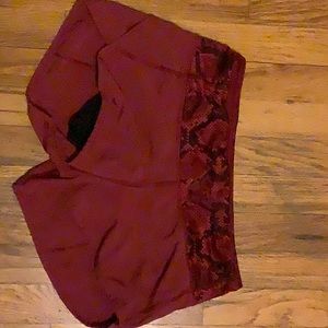 Lululemon speed shorts